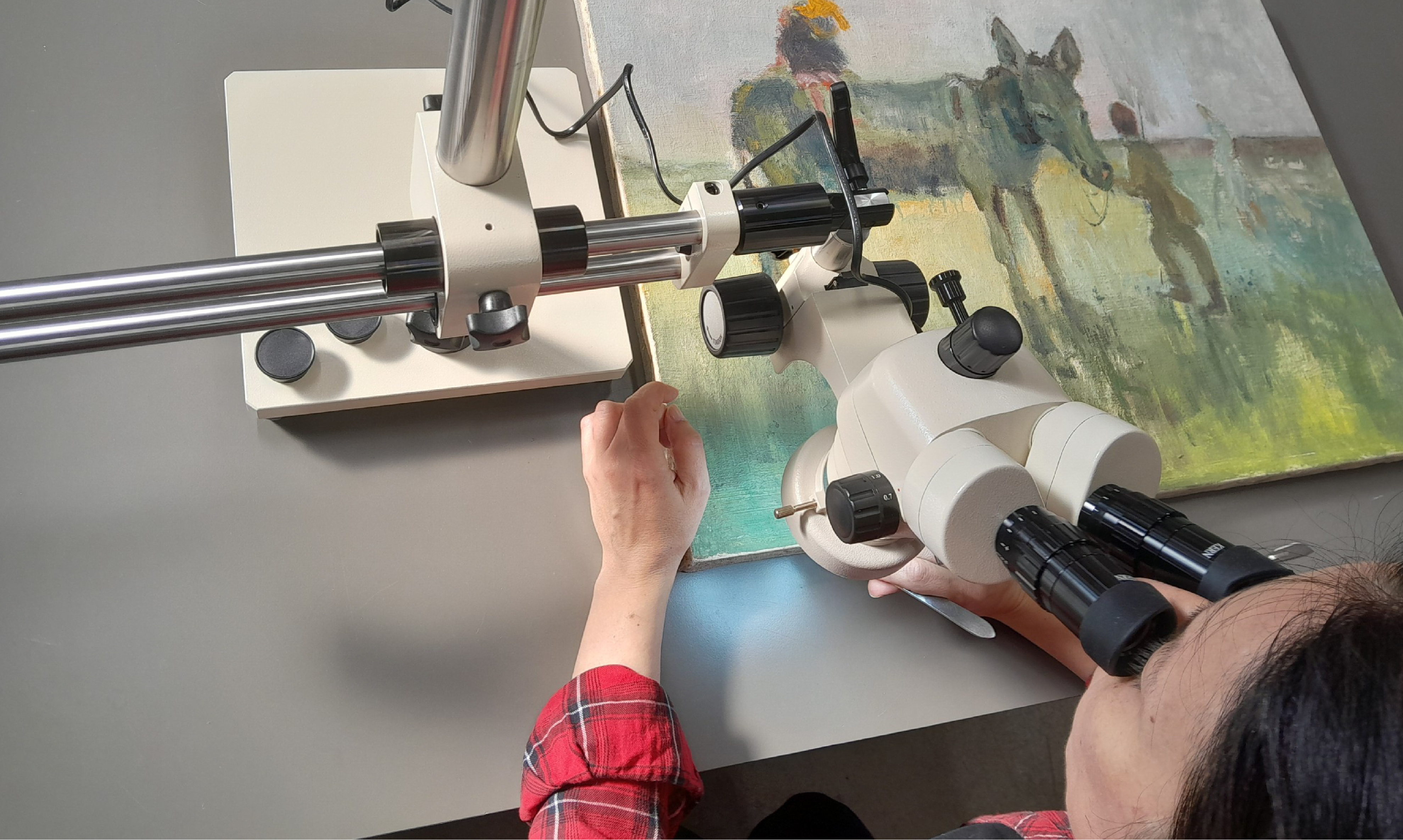 Нова техника в реставрационното ателие на ГХГ - Пловдив