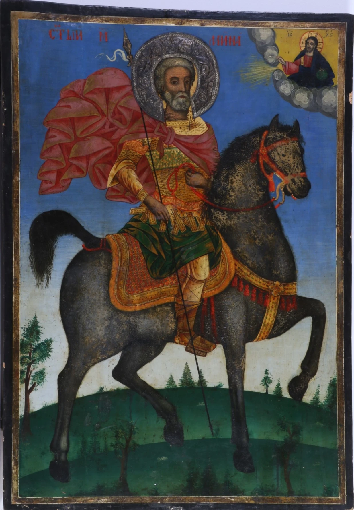 Св. Мъченик Мина (със сребърен оглавник - обковка)